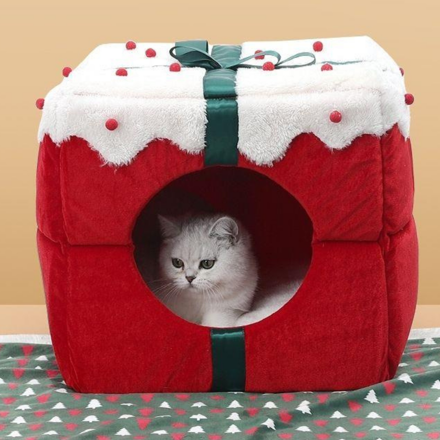 Akari Christmas Present Mini Pet House