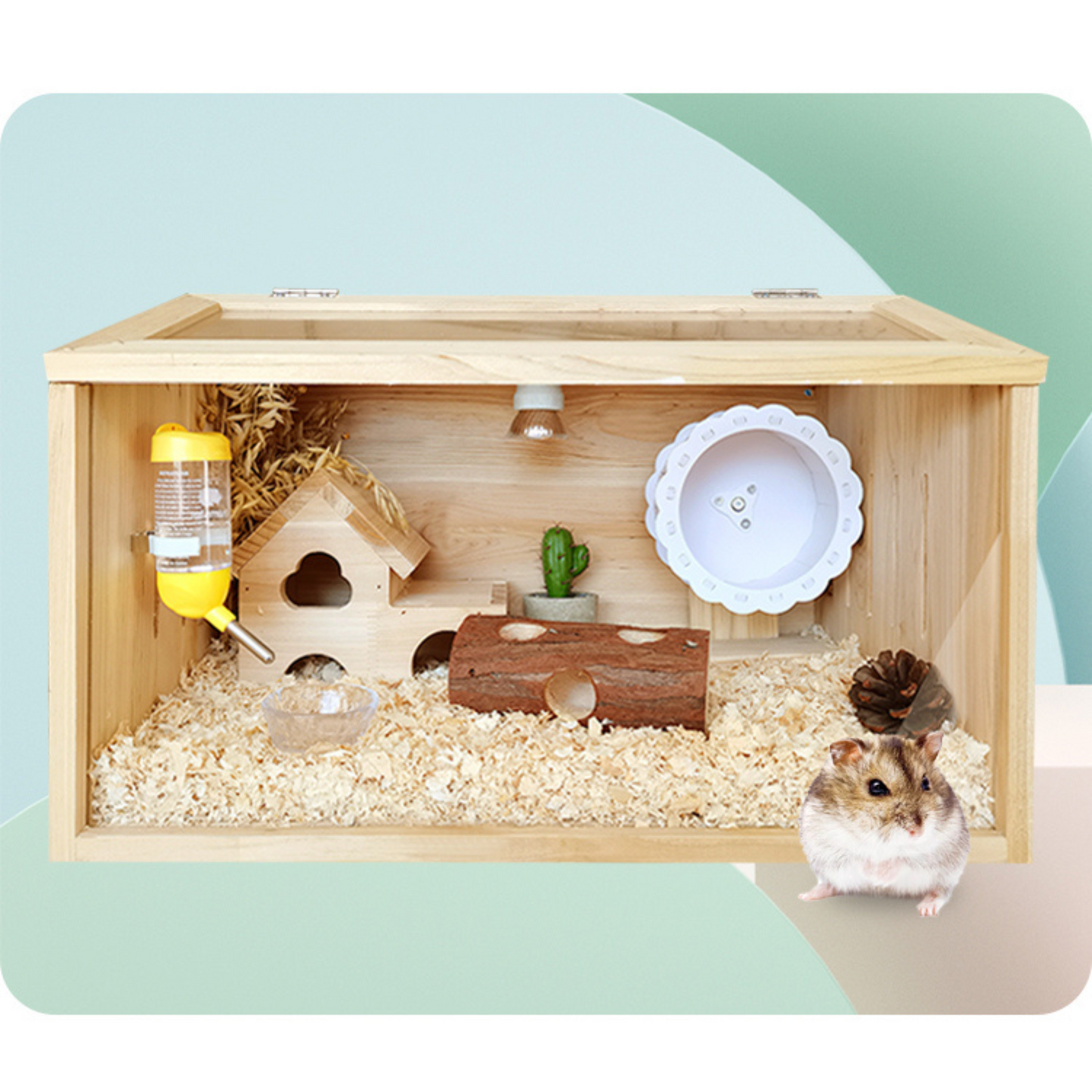 Hamster Solid Wood Villa Set