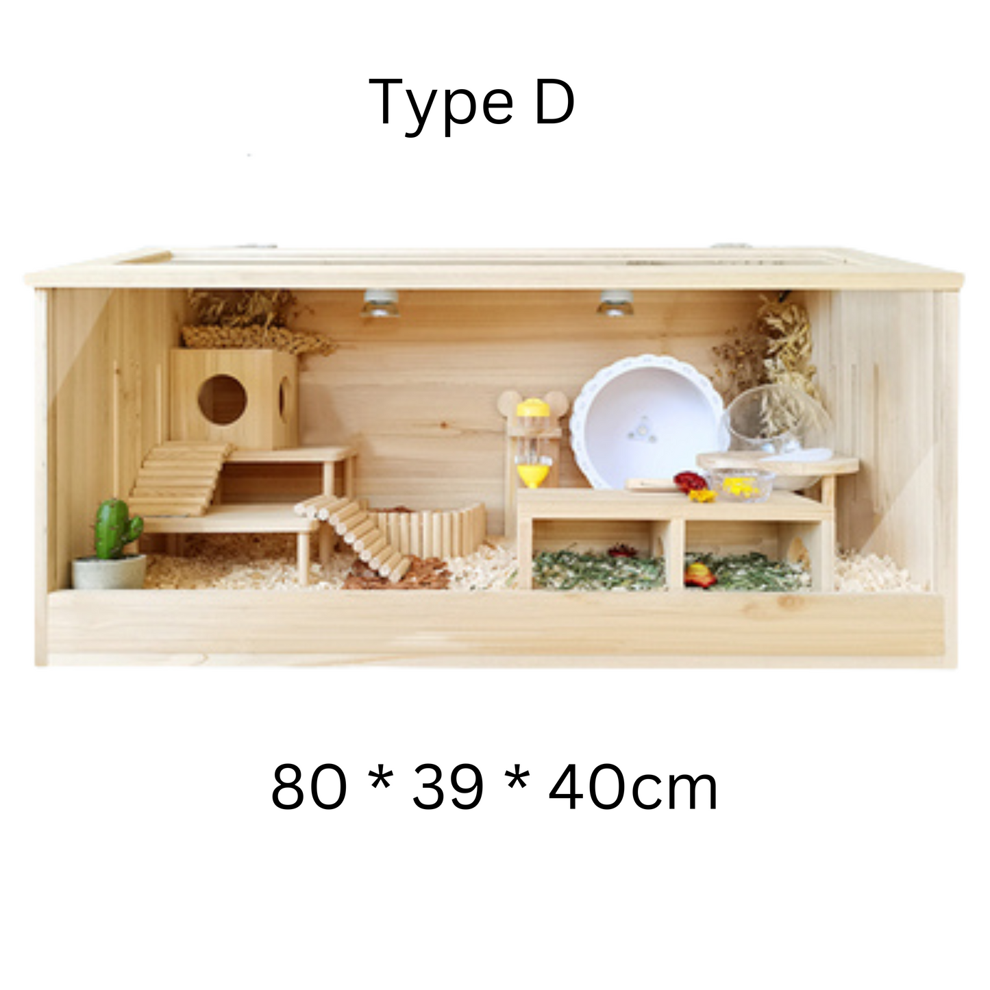 Hamster Solid Wood Villa Set