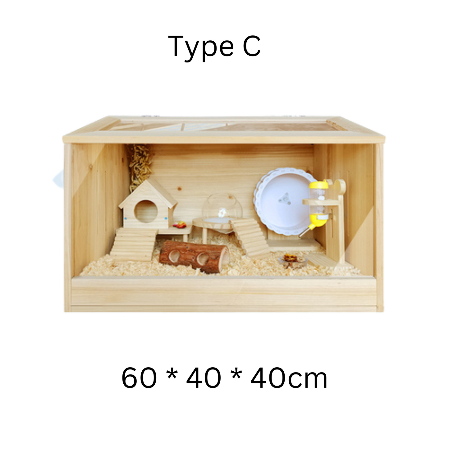 Hamster Solid Wood Villa Set