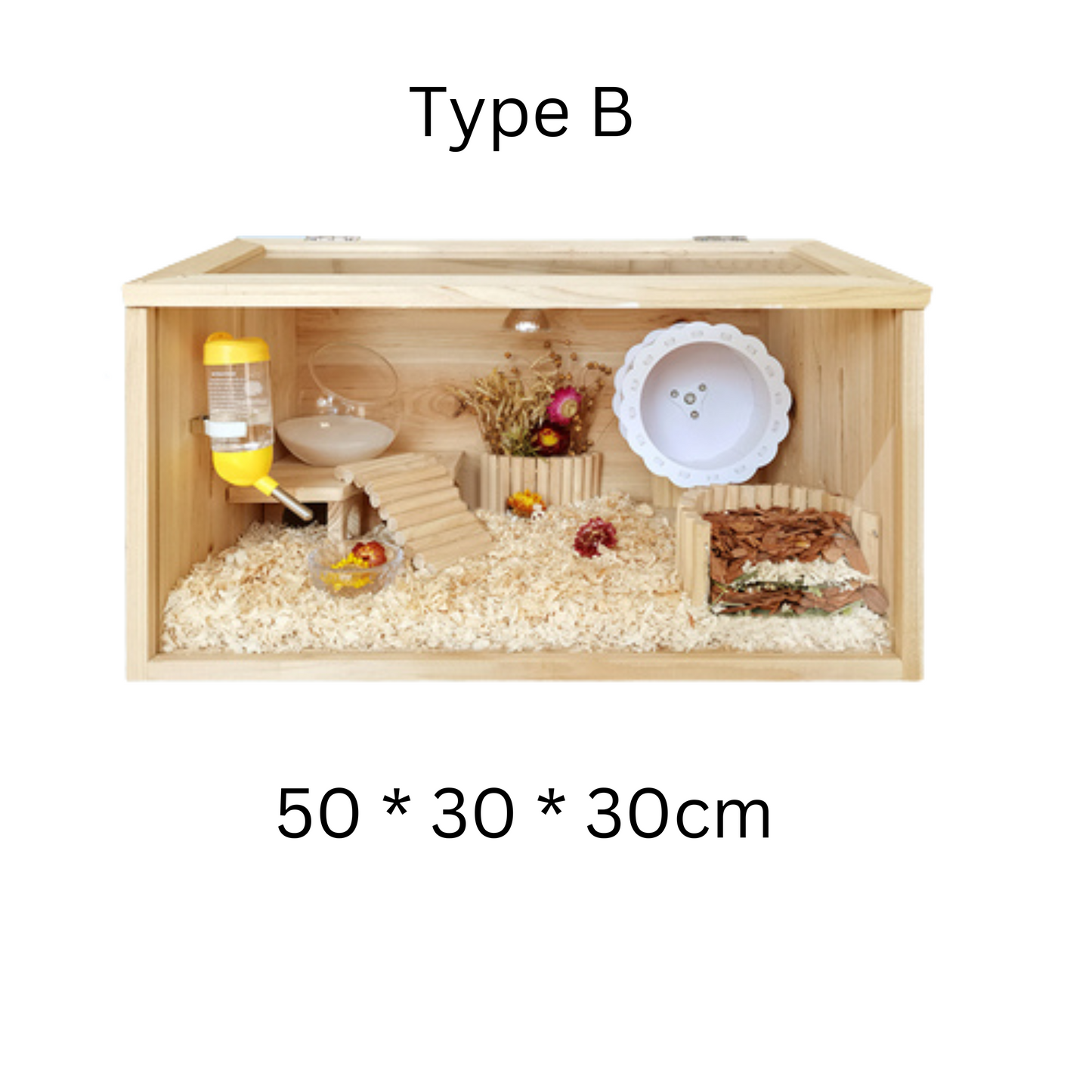 Hamster Solid Wood Villa Set