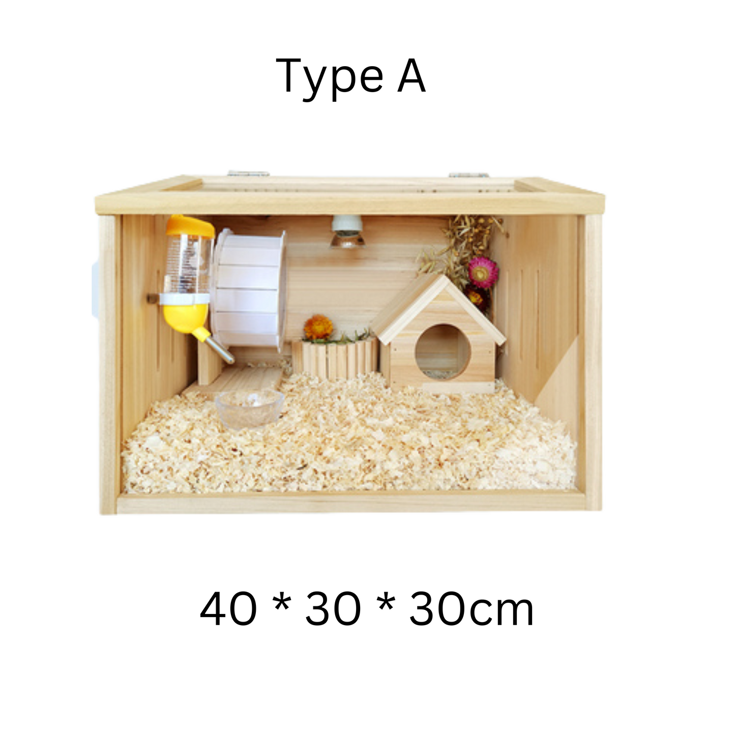 Hamster Solid Wood Villa Set