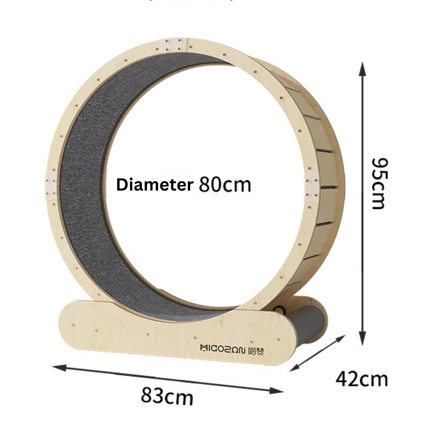 Motiqvate Multi-level Cat Tree Cat Tower with Cat Wheel