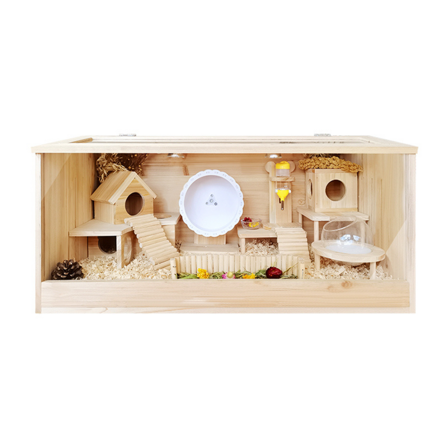 Hamster Solid Wood Villa Set