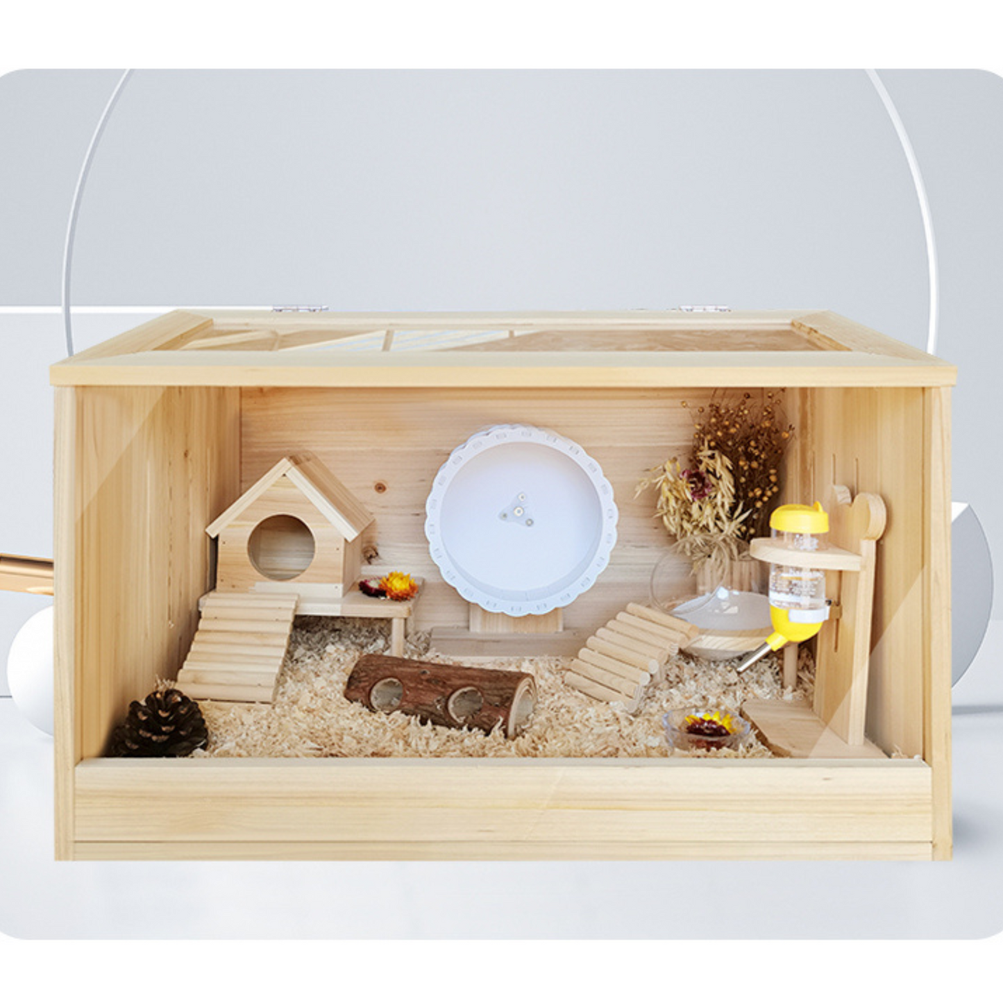 Hamster Solid Wood Villa Set