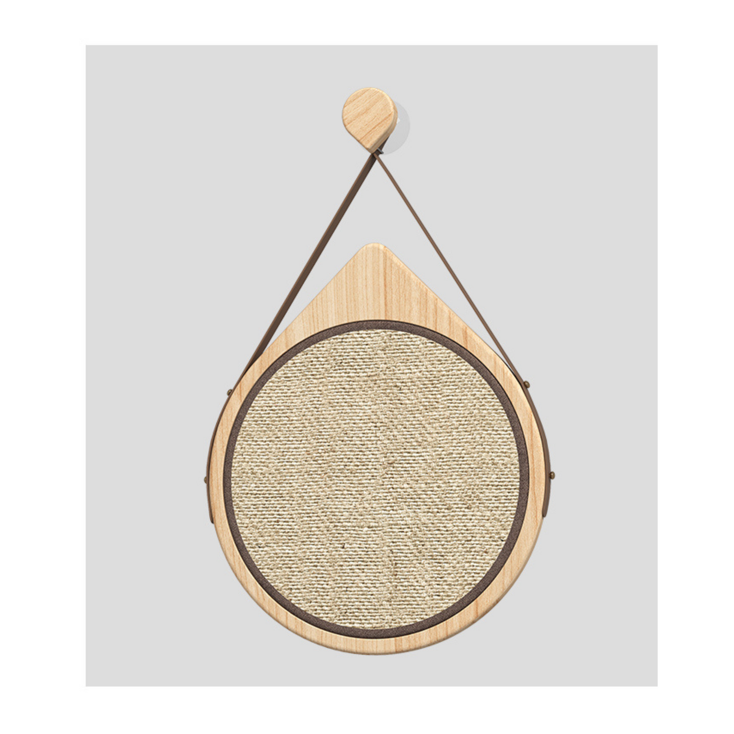 Cat Sisal Scratch Board Teardrop